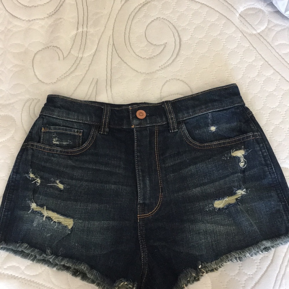 Hollister Co, high rise vintage denim shorts
